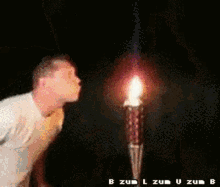Unexpcted Tiki Explosion GIF - Tiki Torch Blow Explode GIFs