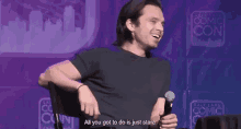 Sebastian Stan All You Got To Do Is Just Stare GIF - Sebastian Stan All You Got To Do Is Just Stare GIFs