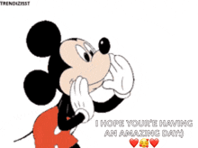 I Love You Mickey Mouse GIF - I Love You Mickey Mouse Yell GIFs