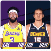 Los Angeles Lakers (118) Vs. Denver Nuggets (129) Post Game GIF - Nba Basketball Nba 2021 GIFs