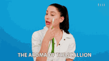 The Aroma Of The Scallion Just Kinda Wakes Me Up, I Love It In The Morning GIF