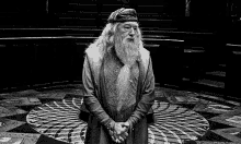 Dumbledore GIF - Harry Potter Albus Dumbledore Shake My Head GIFs