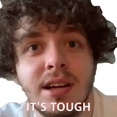 Its Tough Jack Harlow Sticker - Its Tough Jack Harlow Esquire Stickers