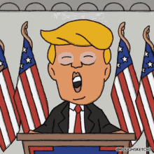 Donald Trump Wig GIF - Donald Trump Wig Wipe Ass GIFs