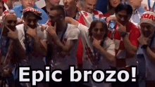 Epic Brozo Brozovic Mondiali Croazia Calcio Tifosi GIF - Epic Brozo Brozovic World Cup GIFs