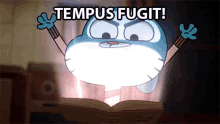 Tempus Fugit Gumball Watterson GIF - Tempus Fugit Gumball Watterson O Incrível Mundo De Gumball GIFs