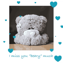 I Miss You Beary Much Imy GIF