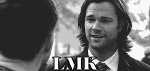 Let Me Know - Supernatural GIF - Lmk Let Me Know Sam Winchester GIFs