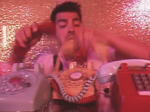 On The Phone Overwhelmed GIF - On The Phone Overwhelmed Too Many Calls - Discover & Share GIFs