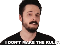 I Dont Make The Rules Liam Scott Edwards Sticker - I Dont Make The Rules Liam Scott Edwards Ace Trainer Liam Stickers