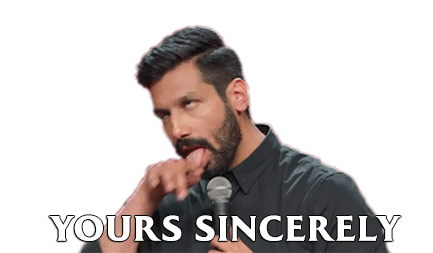 Yours Sincerely Kanan Gill Sticker - Yours Sincerely Kanan Gill Licking Stickers