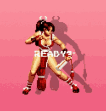 king of fighters mai shiranui ready to fight gaming video games