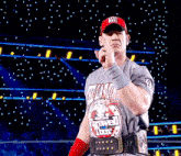 a wrestler wearing a shirt that says farewell tour on it