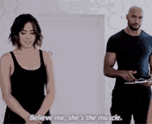 Believe Me Shes The Muscle GIF