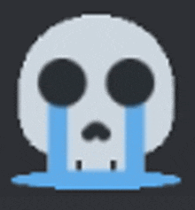 Crying Skull Emoji GIF - Crying Skull Emoji GIFs