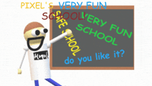 Pixel Pixel'S Very Fun School GIF - Pixel Pixel'S Very Fun School Baldi'S Basics GIFs