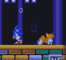 Sonic And Tails Dancing Together In Hydrocity GIF - Sonic And Tails Dancing Together In Hydrocity GIFs