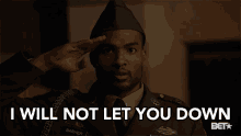 I Will Not Let You Down Soldier GIF - I Will Not Let You Down Soldier Salute GIFs