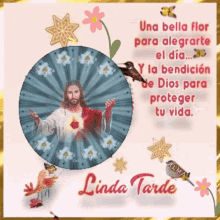 Linda Tarde Flower Bendicion De Dios GIF