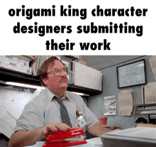 Paper Mario Origami King GIF - Paper Mario Origami King Character Designers GIFs