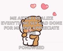 Pondweed Sly GIF - Pondweed Sly Hug GIFs