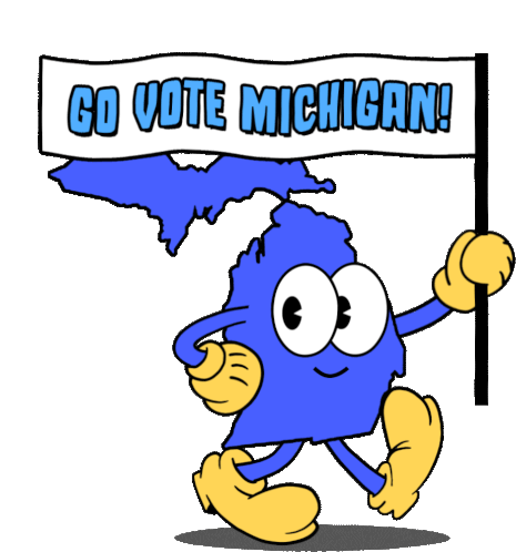 Vote2022 Michigan Election Sticker - Vote2022 Michigan Election Election Stickers