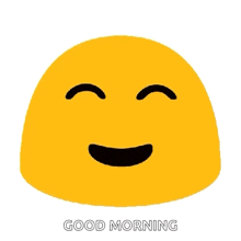 a yellow smiley face is blowing a kiss with the words good morning written below it .