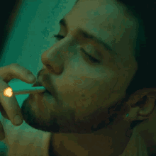 Smoking Bazzi GIF - Smoking Bazzi Will It Ever Feel The Same Song GIFs