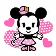 Minnie Mouse Hearts GIF - Minnie Mouse Hearts Love GIFs