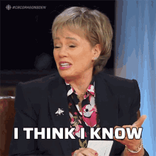 I Think I Know What Youre Talking About Arlene Dickinson GIF - I Think I Know What Youre Talking About Arlene Dickinson Dragons Den GIFs