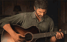 The Last Of Us Guitar GIF - The Last Of Us Guitar Joel GIFs