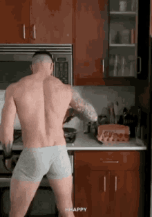 men underwear hunk cooking hot