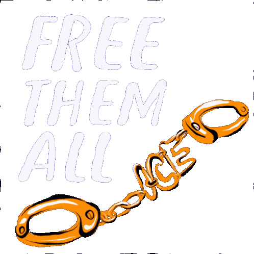Free Them All Free Sticker - Free Them All Free Aclu Stickers