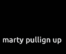 a priest is standing in front of a window with his arms outstretched and the words marty pullign up above him