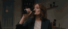 Eva Green Based On A True Story GIF - Eva Green Based On A True Story Drinking GIFs