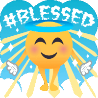 Blessed Smiley Guy Sticker