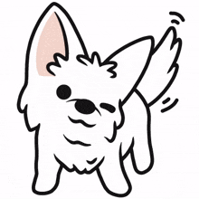 perro dog love emoticon westiedog