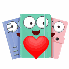 love diary diaries notebook clip book