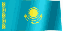 Kazakistan Flag GIF - Kazakistan Flag Flag Of Kazakistan GIFs