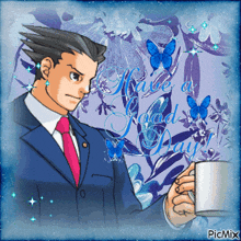 Phoenix Wright Ace Attorney GIF - Phoenix Wright Ace Attorney Have A Good Day GIFs