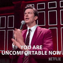 You Are Uncomfortable Now John Mulaney GIF - You Are Uncomfortable Now John Mulaney John Mulaney Baby J GIFs