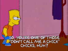 Simpsonschick Dontcallmeachickchick GIF - Simpsonschick Dontcallmeachickchick GIFs
