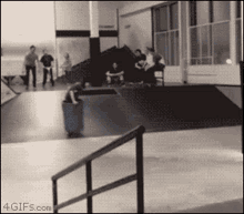 Skate Board Coasting GIF