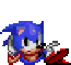 Sonic The Hedghog Pixel Sticker - Sonic The Hedghog Pixel Waiting Stickers