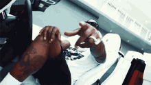 Middle Finger Gucci Mane GIF - Middle Finger Gucci Mane My Lil Dance GIFs