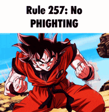 Goku Phighting GIF - Goku Phighting Rule GIFs