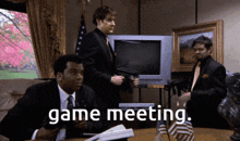 Game Meeting GIF - Game Meeting Office GIFs