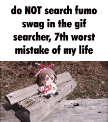 Do Not Search Fumo Swag GIF - Do Not Search Fumo Swag Fumo GIFs