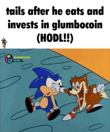 Tails The Fox Sonic The Hedgehog GIF - Tails The Fox Sonic The Hedgehog Hodl GIFs
