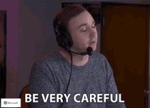 Be Very Careful Michael Fisher GIF - Be Very Careful Michael Fisher Esports College Career And Pathways GIFs